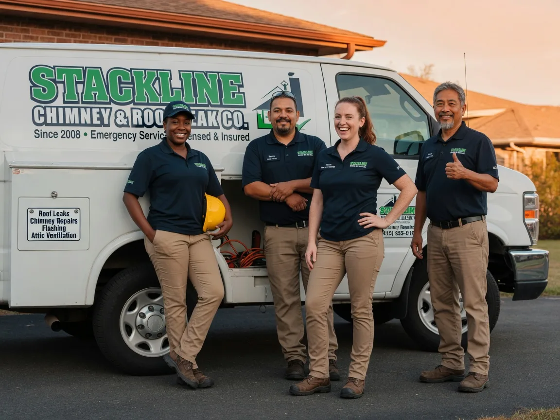 Chimney flashing repair company in Keene, TX